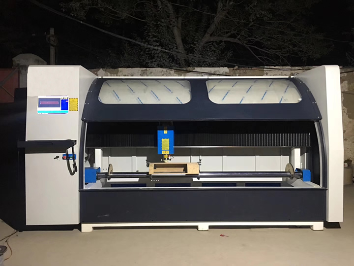 Economic CNC Rotary Die Board Milling Cutting Machine For Rotary Die Board Making